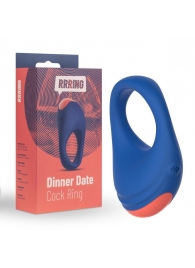 Синее эрекционное кольцо RRRING Dinner Date Cock Ring - FeelzToys - в Иваново купить с доставкой