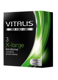Презервативы увеличенного размера VITALIS PREMIUM x-large - 3 шт. - Vitalis - купить с доставкой в Иваново