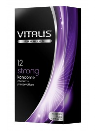 Презервативы с утолщённой стенкой VITALIS PREMIUM strong - 12 шт. - Vitalis - купить с доставкой в Иваново