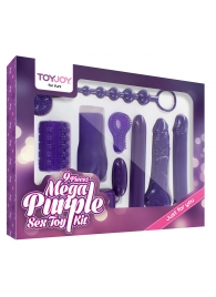 Эротический набор Toy Joy Mega Purple - Toy Joy - купить с доставкой в Иваново