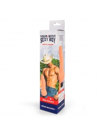 Телесный вибратор Realistic Cock Vibe - 19,5 см. - Bior toys