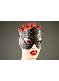 Чёрная маска-очки с клёпками - Подиум - купить с доставкой в Иваново
