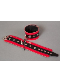 Красные лакированные наручники с клёпками - Подиум - купить с доставкой в Иваново