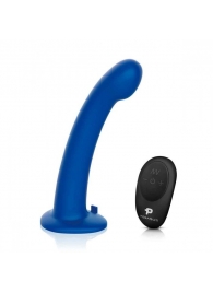 Синяя насадка Remote Control P-Spot G-Spot с черными трусиками - 20 см. - Pegasus - купить с доставкой в Иваново