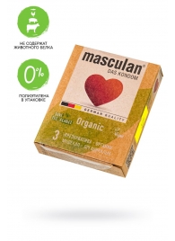 Экологически чистые презервативы Masculan Organic - 3 шт. - Masculan - купить с доставкой в Иваново