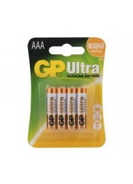 Батарейки алкалиновые GP Ultra Alkaline 24А AАA/LR03 - 4 шт. - Элементы питания - купить с доставкой в Иваново
