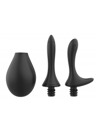 Черный анальный душ Nexus Anal Douche Set с 2 сменными насадками - Nexus Range - купить с доставкой в Иваново