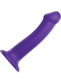 Фиолетовый фаллоимитатор-насадка Strap-On-Me Dildo Dual Density size L - 19 см. - Strap-on-me - купить с доставкой в Иваново