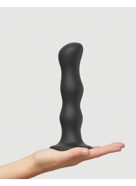 Черная насадка Strap-On-Me Dildo Geisha Balls size XL - Strap-on-me - купить с доставкой в Иваново