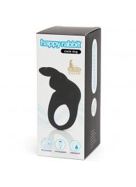 Черное эрекционное виброкольцо Happy Rabbit Rechargeable Rabbit Cock Ring - Happy Rabbit - в Иваново купить с доставкой