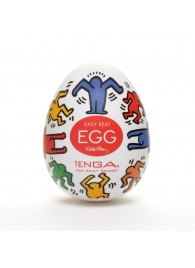 Мастурбатор-яйцо Keith Haring EGG DANCE - Tenga - в Иваново купить с доставкой