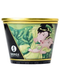 Массажная свеча Exotic Green Tea с ароматом зелёного чая - 170 мл. - Shunga - купить с доставкой в Иваново