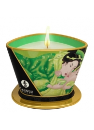 Массажная свеча Exotic Green Tea с ароматом зелёного чая - 170 мл. - Shunga - купить с доставкой в Иваново