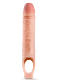 Телесная насадка на пенис 10 Inch Cock Sheath Extender - 25 см. - Blush Novelties - в Иваново купить с доставкой