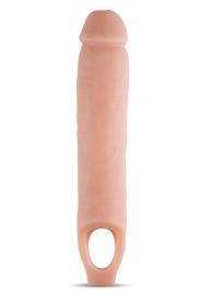 Телесная насадка на пенис 11.5 Inch Cock Sheath Penis Extender - 29,2 см. - Blush Novelties - в Иваново купить с доставкой