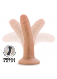 Телесный фаллоимитатор-реалистик 5 Inch Posable Dildo - 13,9 см. - Blush Novelties