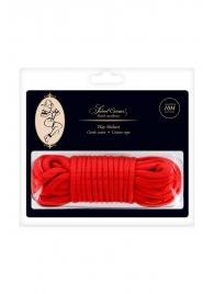 Красная веревка для фиксации - 10 м. - Sweet Caress - купить с доставкой в Иваново