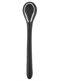 Черный гибкий уретральный стимулятор с вибрацией Vibrating Bendable Dilator - 13,5 см. - Orion - купить с доставкой в Иваново