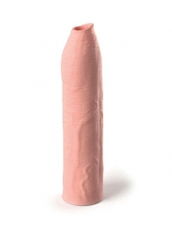 Телесная насадка-удлинитель Uncut Silicone Penis Enhancer - 17,8 см. - Pipedream - в Иваново купить с доставкой