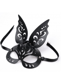 Черная ажурная маска  Зайка  с ушками - Crazy Handmade - купить с доставкой в Иваново Черная ажурная маска  Зайка  с ушками - Crazy Handmade - купить с доставкой в Иваново