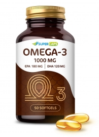 Пищевая добавка SuperCaps OMEGA-3 - 50 капсул (1000 мг) - SuperCaps - купить с доставкой в Иваново
