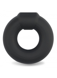 Черное эрекционное кольцо Ultra Soft Platinum Cure Silicone Cockring - Lovetoy - #SOTBIT_REGIONS_UF_V_REGION_NAME# купить с доставкой