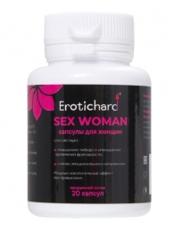 Капсулы для женщин Erotichard sex woman - 20 капсул (0,370 гр.) - Erotic Hard - купить с доставкой в Иваново