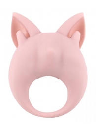 Нежно-розовое перезаряжаемое эрекционное кольцо Kitten Kiki - Lola Games - в Иваново купить с доставкой