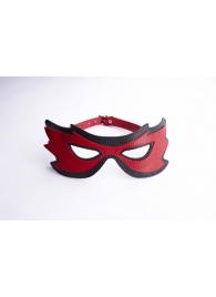Красно-чёрная маска на глаза с разрезами - Sitabella - купить с доставкой в Иваново