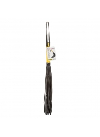 Черная плеть с желтой рукоятью Boundless Flogger - 69,25 см. - California Exotic Novelties - купить с доставкой в Иваново