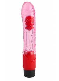 Розовый вибратор-реалистик 9 Inch Realistic Vibe - 22,3 см. - Chisa