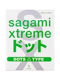 Презерватив Sagami Xtreme Type-E с точками - 1 шт. - Sagami - купить с доставкой в Иваново