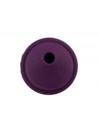 Фиолетовый вакуум-волновой вибратор в форме капкейка - Lola Games