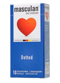 Презервативы с пупырышками Masculan Dotted - 10 шт. - Masculan - купить с доставкой в Иваново