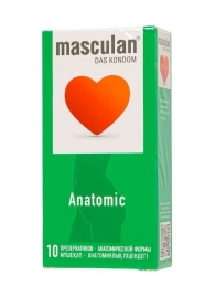 Презервативы анатомической формы Masculan Anatomic - 10 шт. - Masculan - купить с доставкой в Иваново