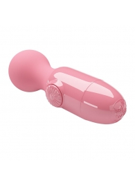 Нежно-розовый мини-вибратор с шаровидной головкой Mini Stick - Baile