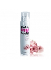 Массажная хрустящая пенка Tickle My Body Cherry Blossom с ароматом вишневого цвета - 150 мл. - Love to Love - купить с доставкой в Иваново