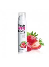Массажная хрустящая пенка Tickle My Body Strawberry с ароматом клубники - 150 мл. - Love to Love - купить с доставкой в Иваново