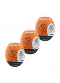 Набор из 3 мастурбаторов-яиц Satisfyer Crunchy - Satisfyer - в Иваново купить с доставкой