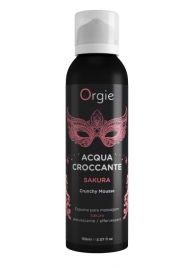 Хрустящая пенка для массажа Orgie Acqua Croccante Sakura с ароматом сакуры - 150 мл. - ORGIE - купить с доставкой в Иваново