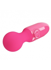 Розовый мини-вибратор с шаровидной головкой Mini Stick - Baile