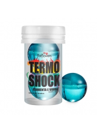 Интимный гель Termo Shock Hot Ball с разогревающе-покалывающим эффектом (2 шарика по 3 гр.) - HotFlowers - купить с доставкой в Иваново