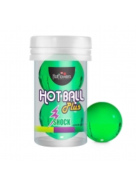 Лубрикант на силиконовой основе Hot Ball Plus с покалывающим эффектом (2 шарика по 3 гр.) - HotFlowers - купить с доставкой в Иваново