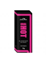 Гель для оральных ласк Oral Hot с согревающим эффектом - 15 гр. - HotFlowers - купить с доставкой в Иваново