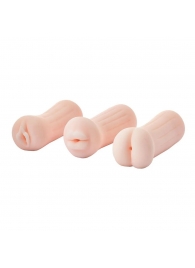Набор из 3 мастурбаторов The Girl Next Door Tina - Dream Toys - в Иваново купить с доставкой