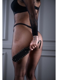 Кожаная шлепалка Sex Game с заклепками - 33 см. - БДСМ Арсенал - купить с доставкой в Иваново
