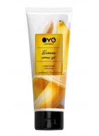 Лубрикант на водной основе OYO Aroma Gel Banana с ароматом банана - 75 мл. - OYO - купить с доставкой в Иваново