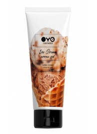 Лубрикант на водной основе OYO Aroma Gel Ice Cream с ароматом пломбира - 75 мл. - OYO - купить с доставкой в Иваново