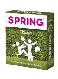 Классические презервативы SPRING CLASSIC - 3 шт. - SPRING - купить с доставкой в Иваново