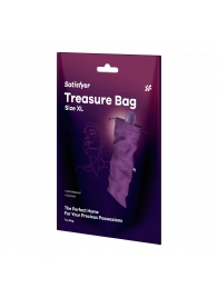Фиолетовый мешочек для хранения игрушек Treasure Bag XL - Satisfyer - купить с доставкой в Иваново
